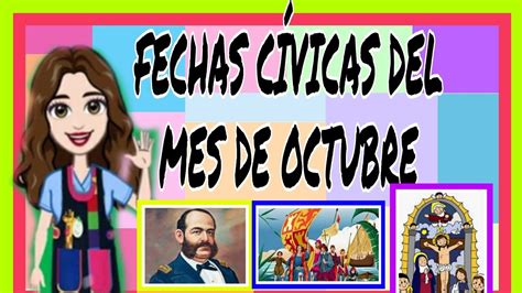 fechas civicas mes de octubre